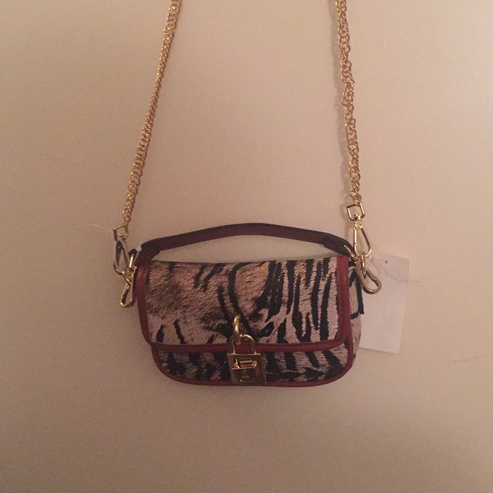 Animal print handbag brand new